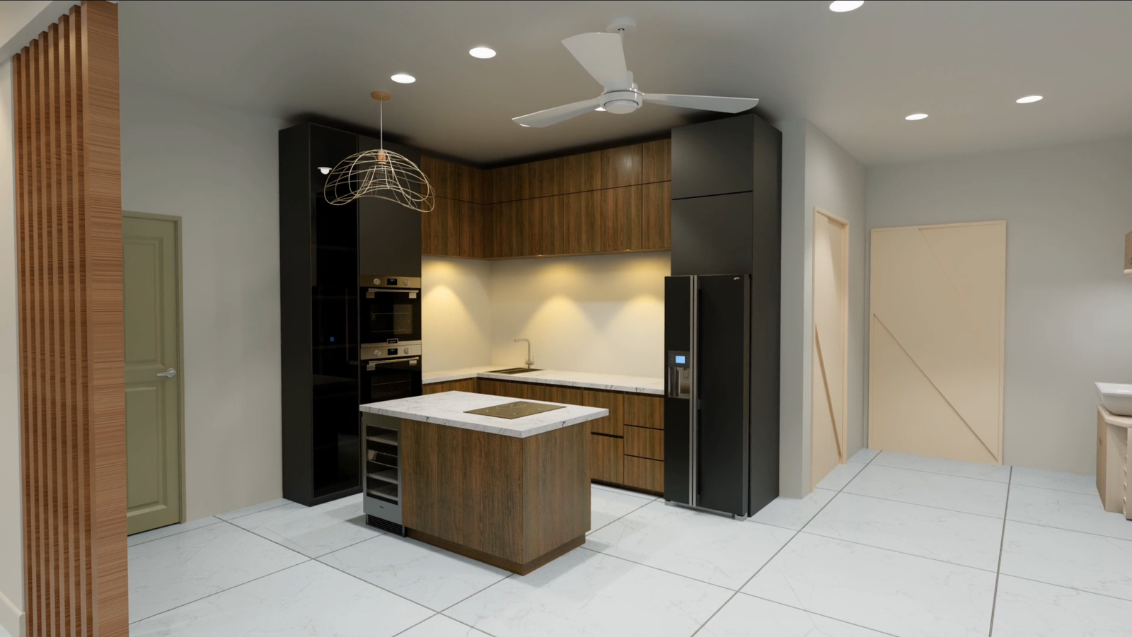 Modern Kitchen Corner