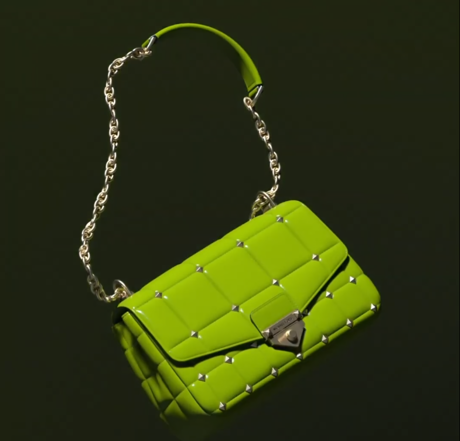 Quilted Handbag Lime